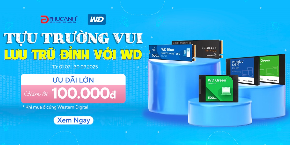 [Khuyến Mại] Tựu Trường Vui - Lưu Trữ Đỉnh Với WD