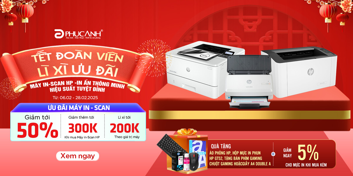[Khuyến Mại] Máy in - Scan HP | In ấn thông minh – Hiệu suất tuyệt đỉnh