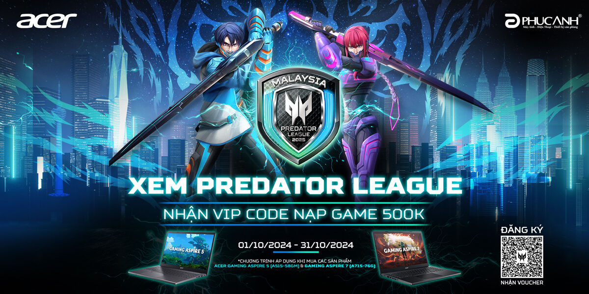 [Khuyến Mại] Xem Predator League – Nhận VIP Code Nạp Game 500K