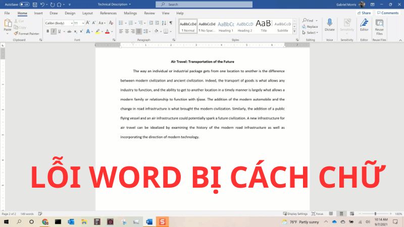 Lỗi Word bị cách chữ | Nguyên nhân và cách khắc phục hiệu quả