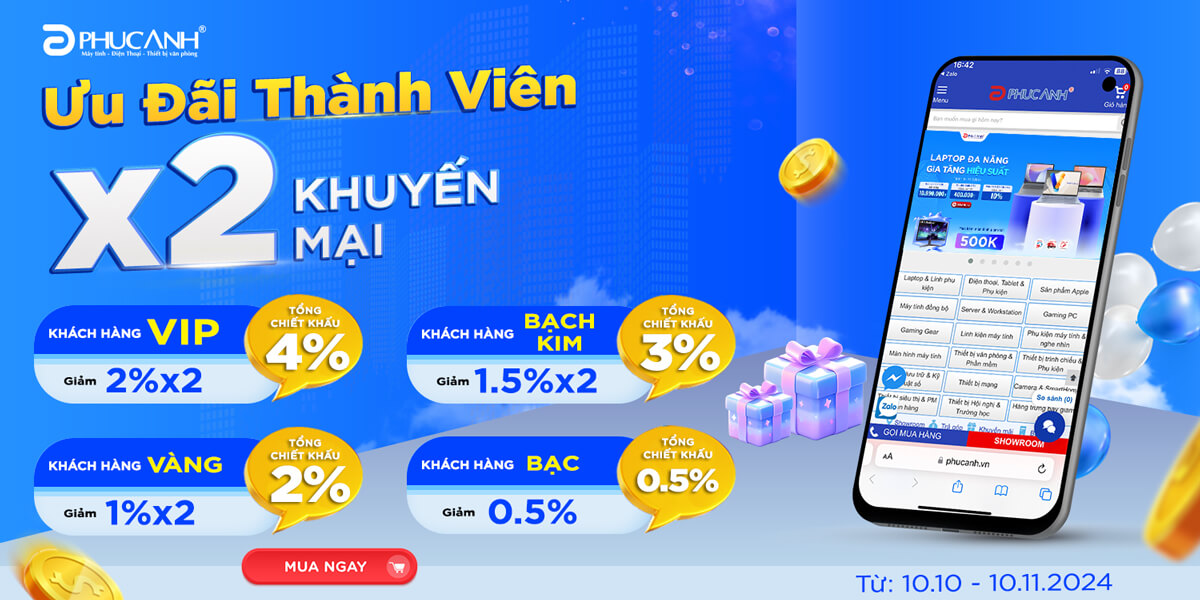 [Khuyến Mại] Ưu Đãi Thành Viên X2 Khuyến Mại