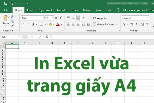 Hướng dẫn cách in file Excel vừa trang A4 cực đơn giản và nhanh chóng