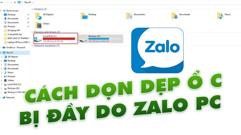 Hướng dẫn cách di chuyển dữ liệu Zalo sang ổ cứng khác với ZaloMove