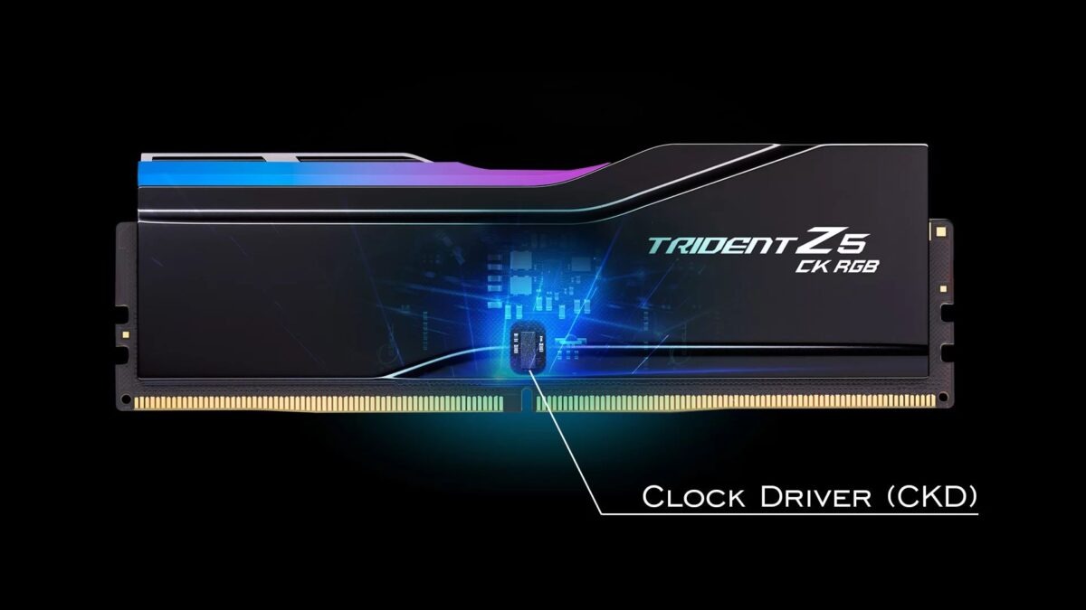 G.SKILL ra mắt bộ nhớ Trident Z5 CK DDR5 CU-DIMM, tốc độ lên đến 9600 MT/giây
