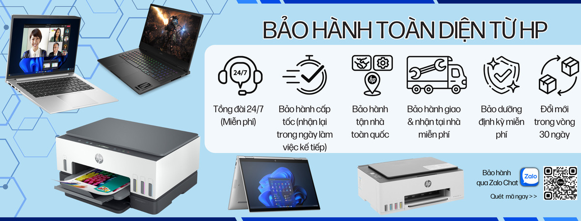 Thông tin về chương trình bảo hành 1 đổi 1 cho máy in HP trong 30 ngày