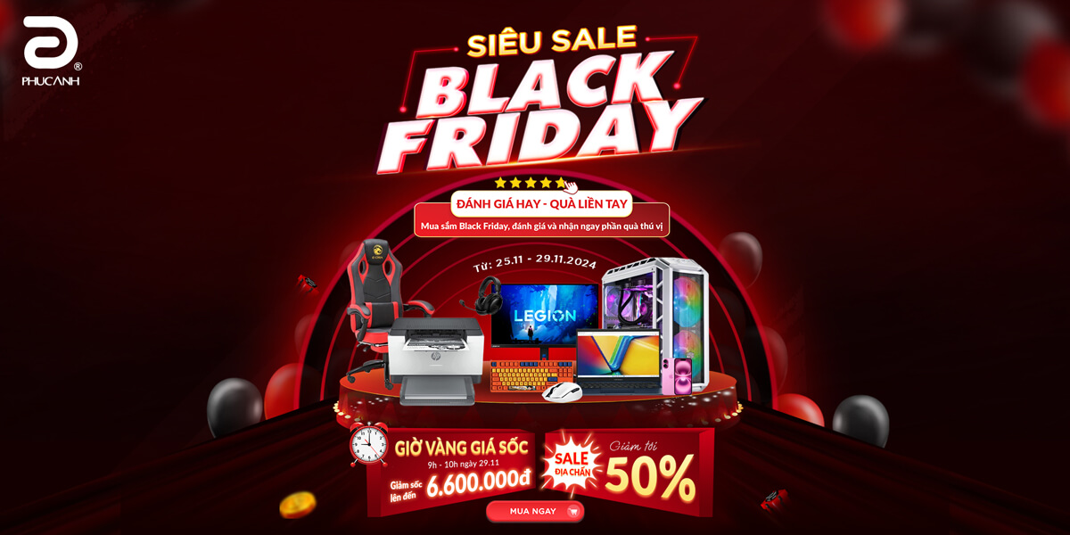 [Khuyến Mại] Siêu Sale Black Friday - Săn Hàng Công Nghệ Chỉ Từ 99K