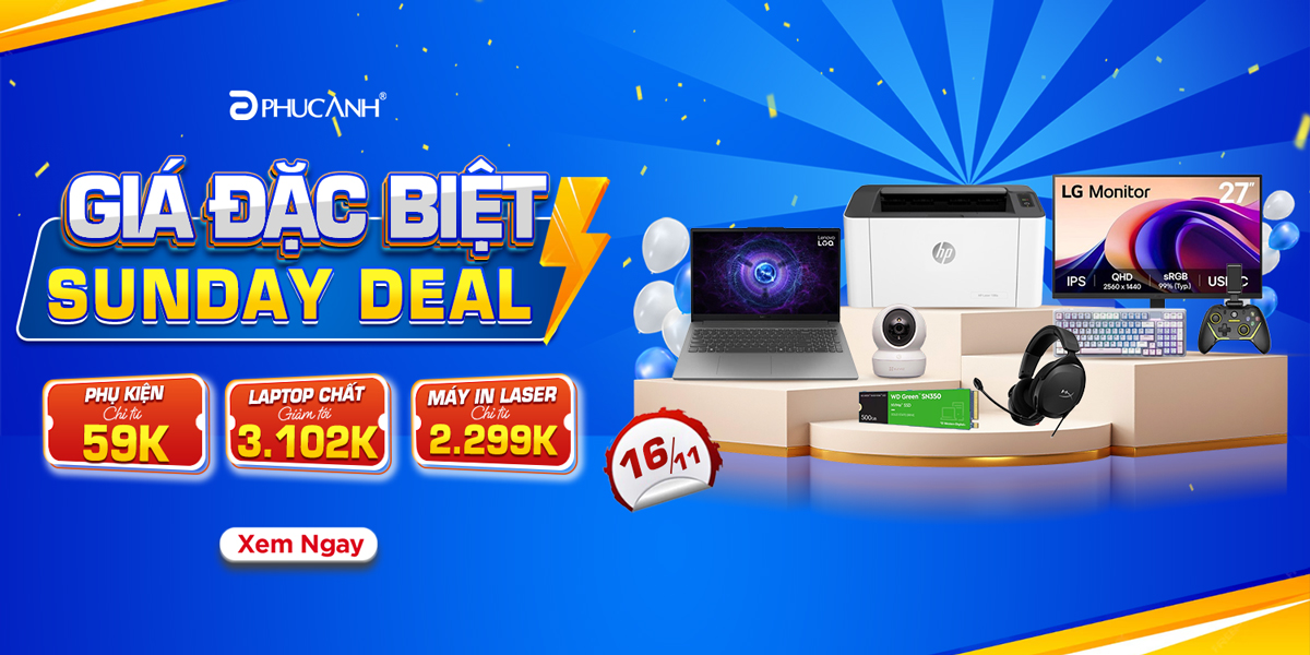 [Khuyến Mại] Giá đặc biệt - Sunday Deal