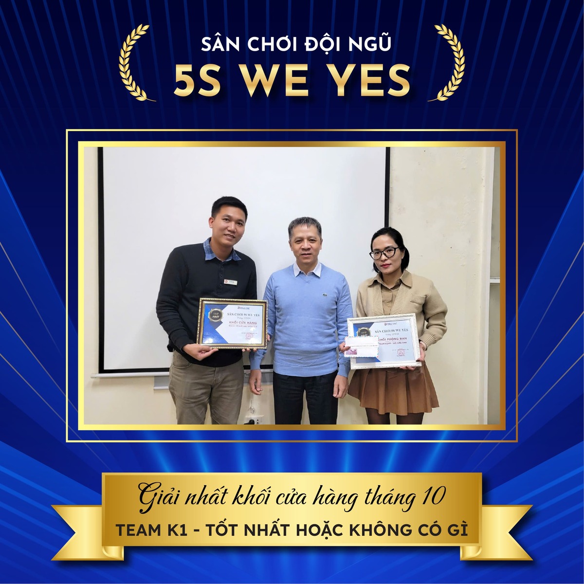 Trao giải chương trình Sân chơi 5s We yes quý IV/2024 - Tháng 10 và 11