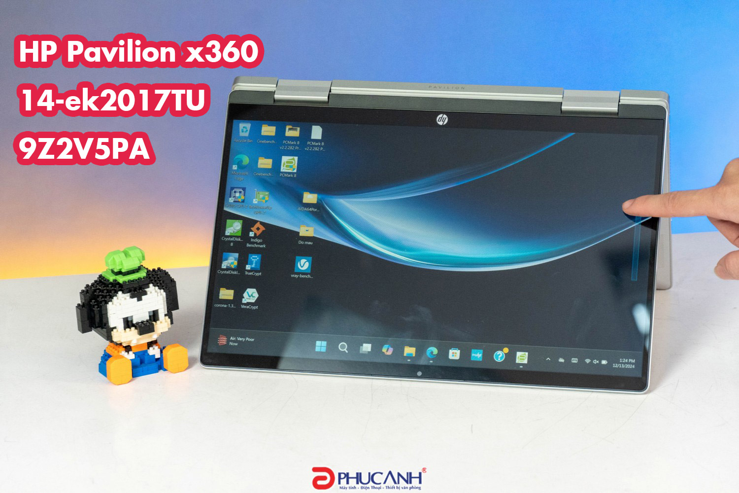 Đánh giá HP Pavilion x360 14-ek2017TU 9Z2V5PA - Xoay gập 360 độ tiện lợi, mạnh mẽ với Core 5 120U