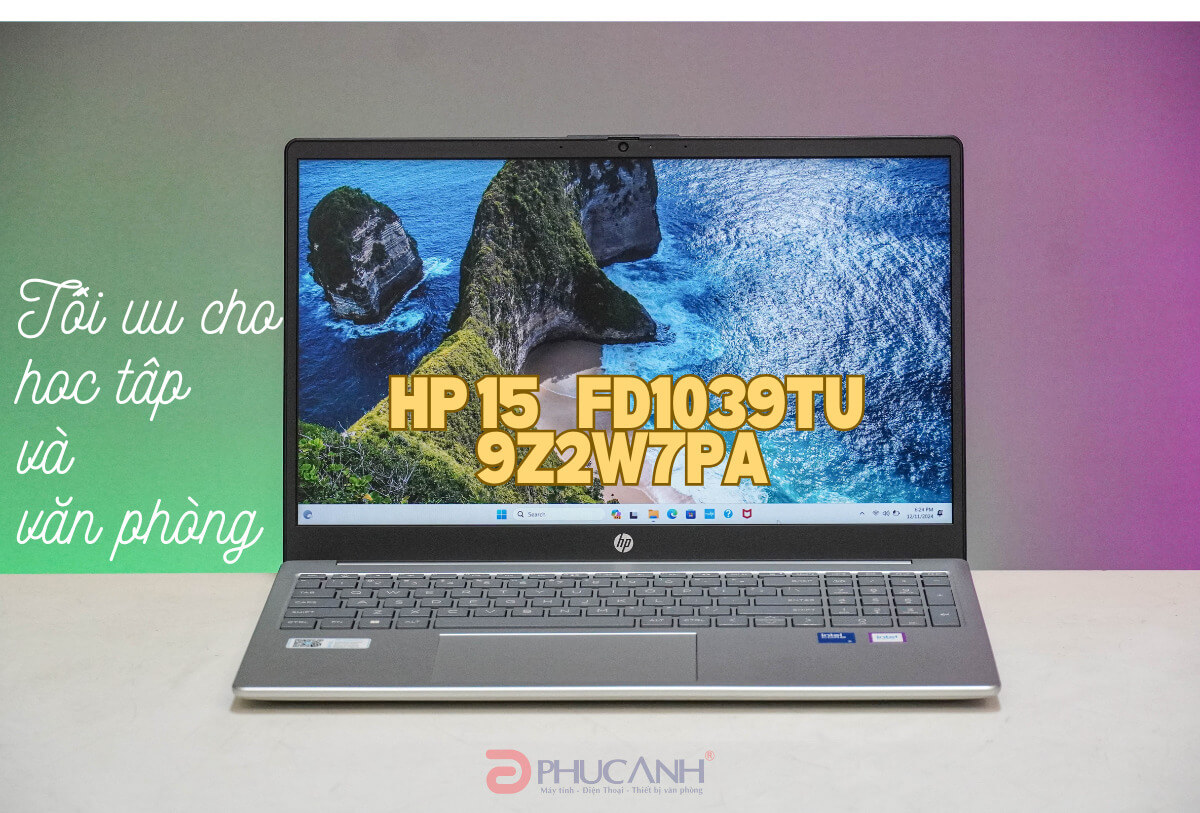 Đánh giá HP 15 fd1039TU 9Z2W7PA | Tối ưu cho nhu cầu học tập và văn phòng