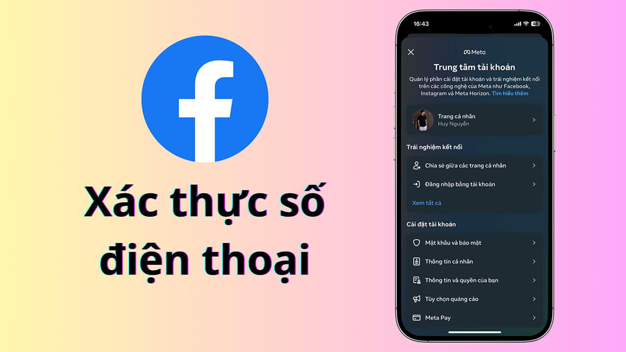 Hướng dẫn cách xác thực Facebook bằng số điện thoại để tránh bị khóa tài khoản sau ngày 25/12