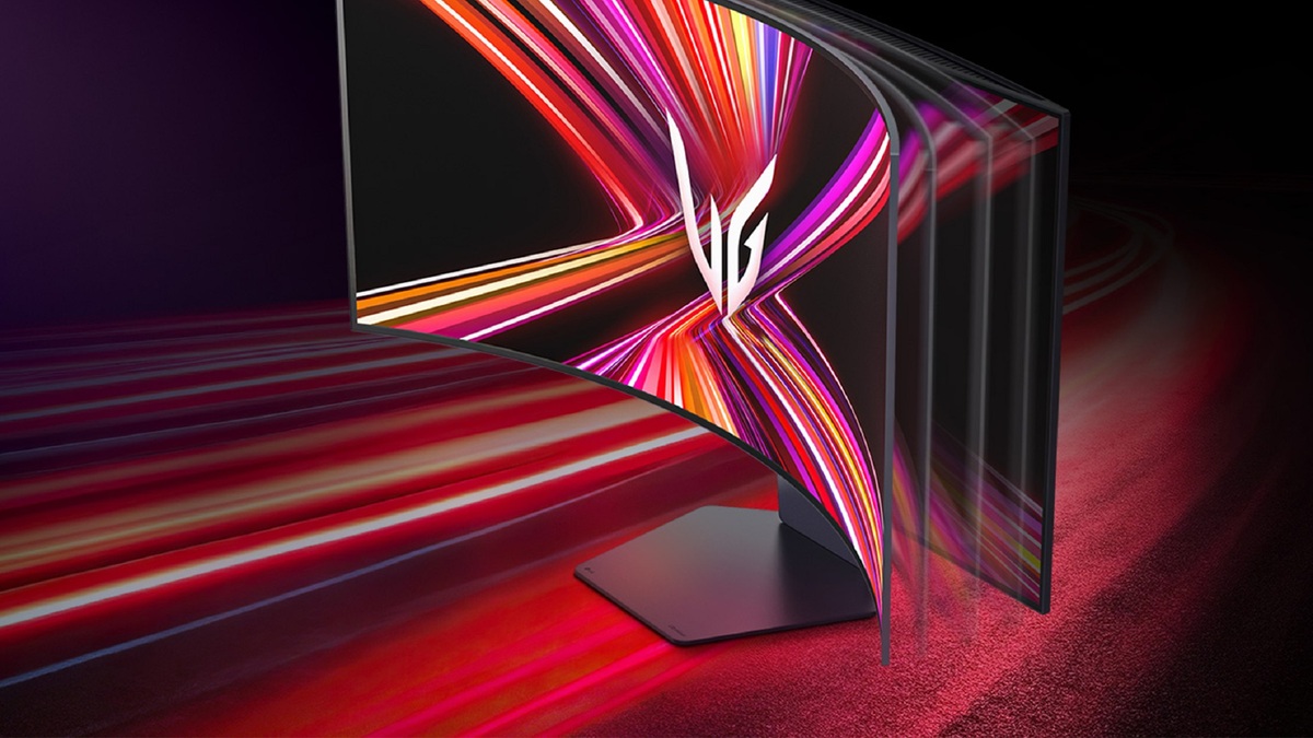 LG ra mắt màn hình gaming OLED 5K có thể uốn cong đầu tiên trên thế giới
