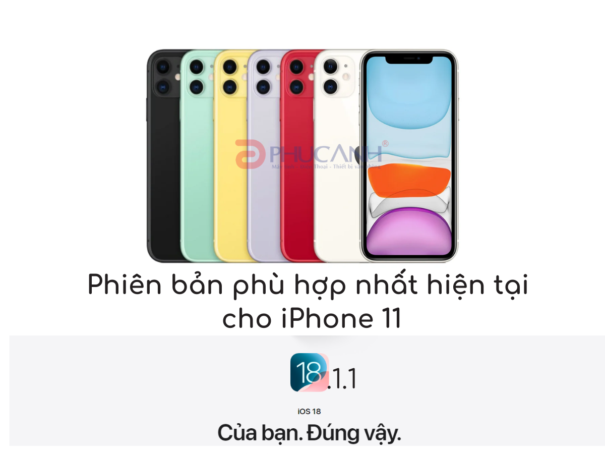 [Đánh Giá] Người dùng iPhone 11 có nên nâng cấp iOS 18.1.1 không?