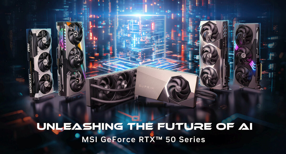MSI ra mắt dòng GPU GeForce RTX 50 SUPRIM, GAMING, VENTUS và VANGUARD mới