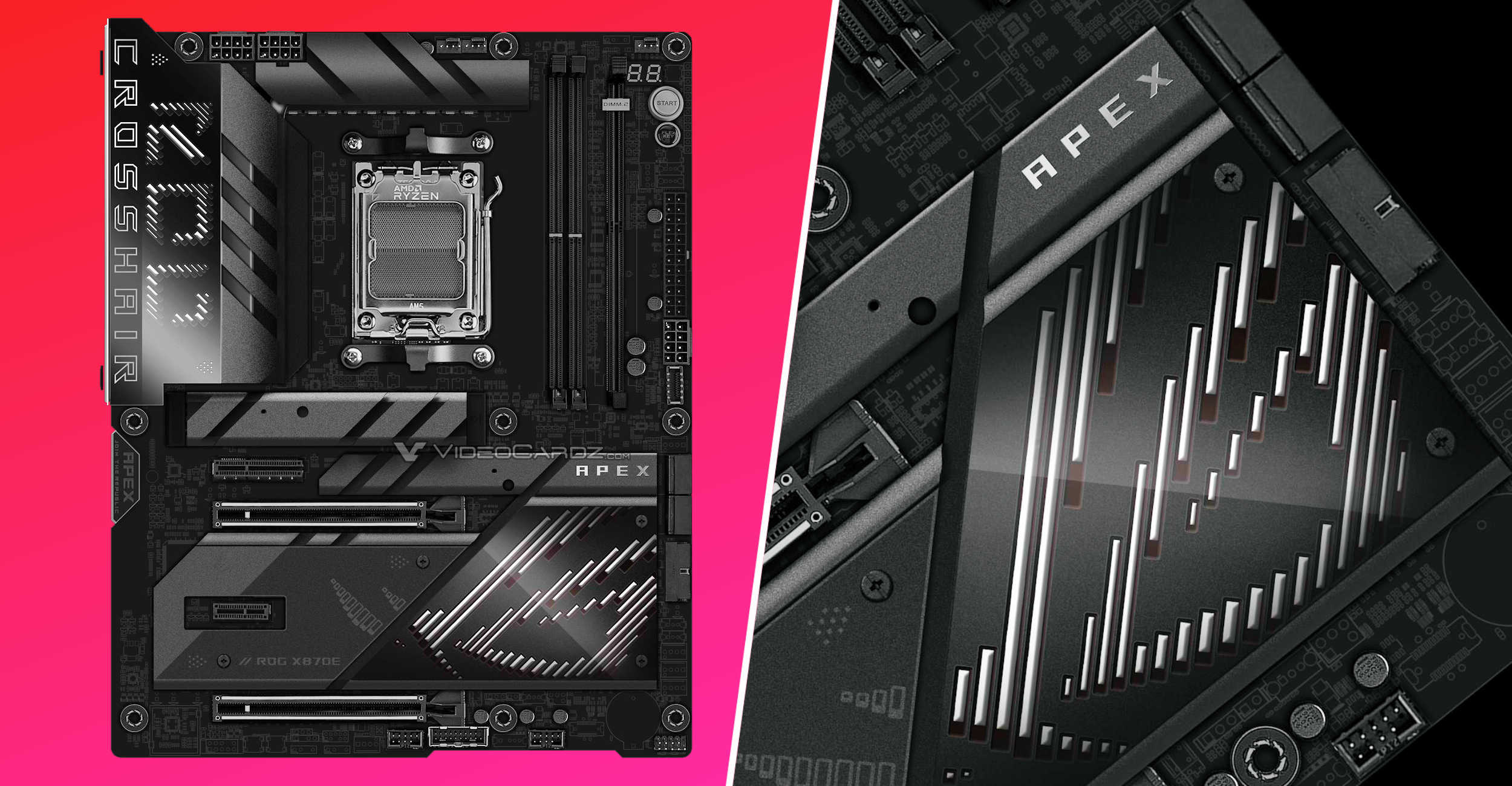 ASUS giới thiệu ROG Crosshair X870E APEX, bo mạch APEX OC đầu tiên dành cho CPU AMD Ryzen