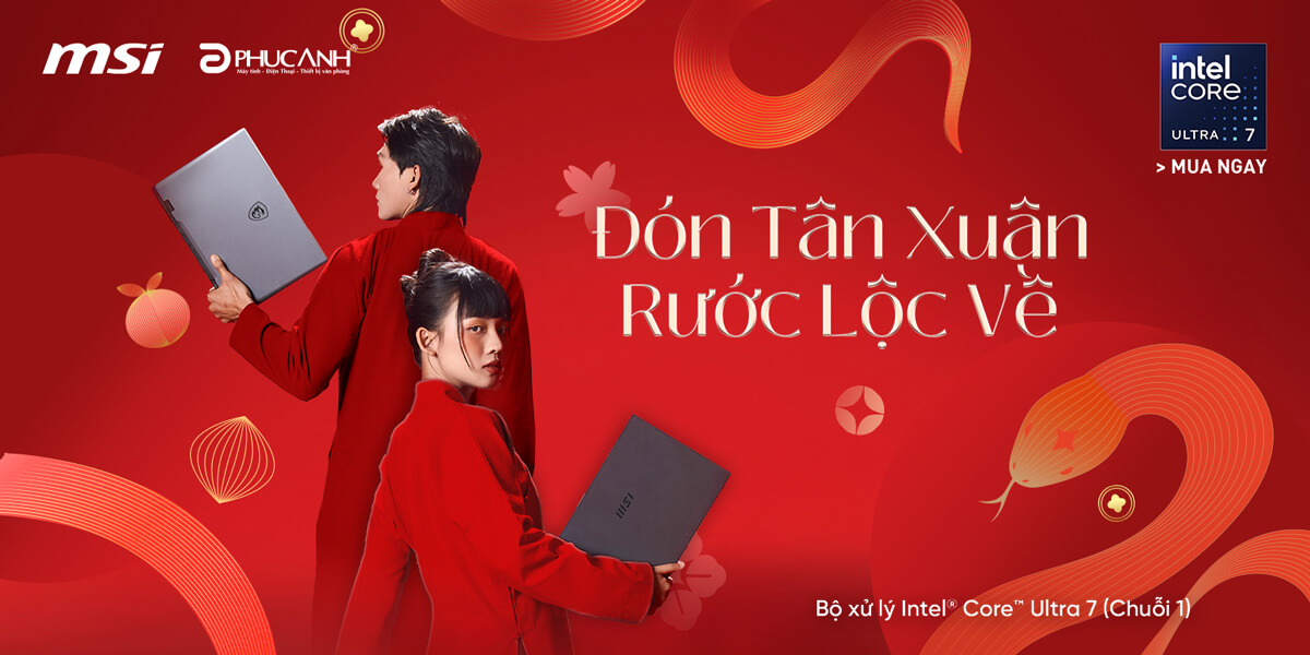 [Khuyến Mại] Đón Tân Xuân - Rước Lộc Về cùng laptop MSI