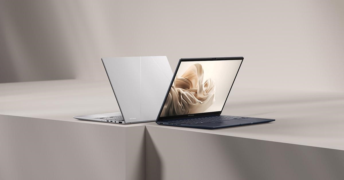 ASUS Zenbook 14 - Laptop AI mỏng nhẹ với màn hình Lumina OLED chuẩn màu sắc