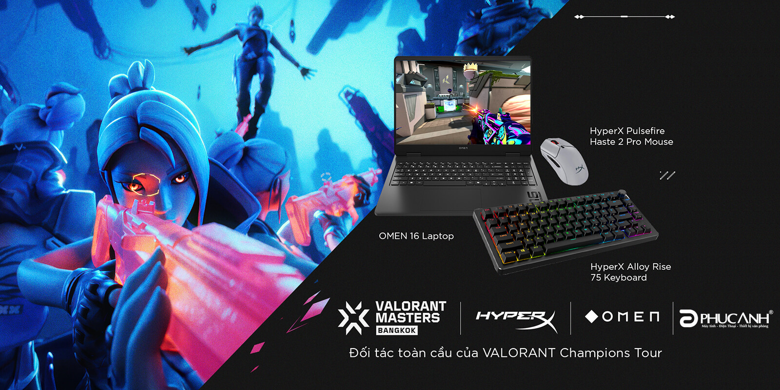 Omen/HyperX đồng hành cùng giải đấu Valorant Masters Bangkok 2025