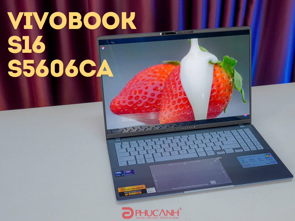 Asus Vivobook S16 S5606CA-RI114WS - Mỏng nhẹ tinh tế, sức mạnh Ultra 5 225H vượt trội