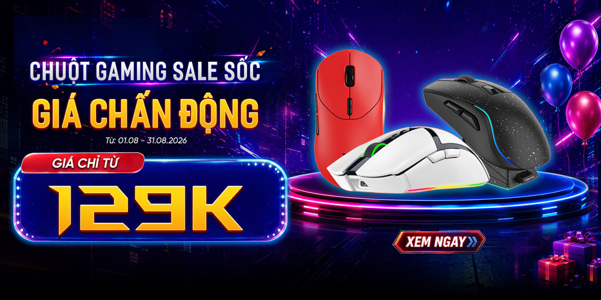 [Khuyến Mãi] Chuột Gaming Sale Sốc - Giá Chấn Động