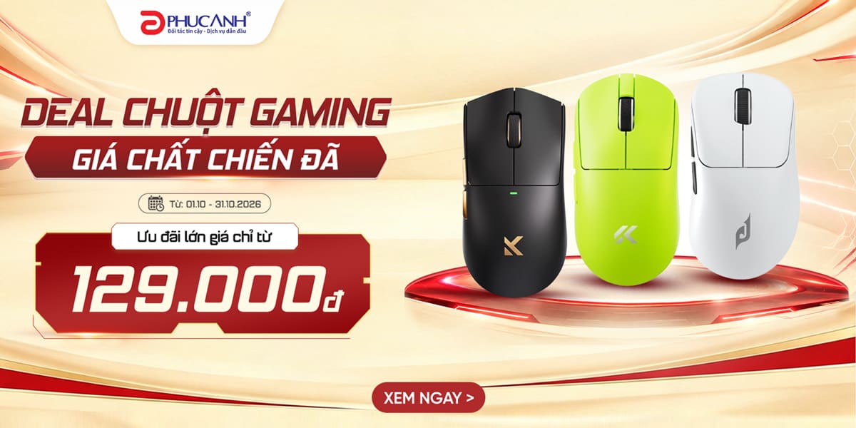[Khuyến Mãi] Deal Chuột Gaming - Giá Chất Chiến Đã - Chiến Thắng Trong Tầm Tay