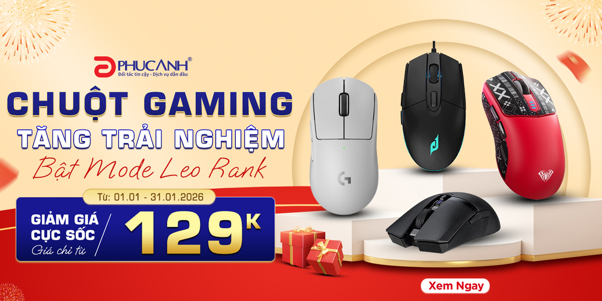 [Khuyến Mãi] Chuột Gaming - Phản Hồi Nhanh - Tracking Chuẩn 
