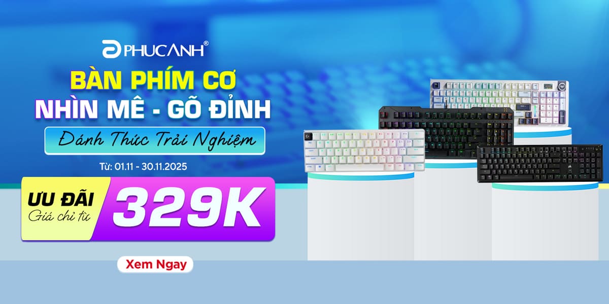 [Khuyến Mãi] Bàn Phím Cơ - Nhìn Mê - Gõ Đỉnh