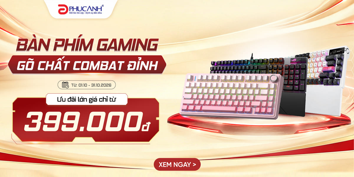 [Khuyến Mãi] Bàn Phím Gaming  - Gõ Chất Combat Đỉnh - Vũ Khí Của Game Thủ