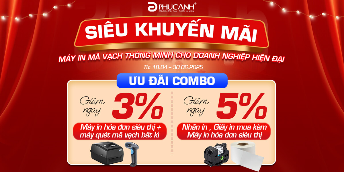 [Khuyến Mãi] Siêu khuyến mãi – Máy in mã vạch thông minh cho doanh nghiệp hiện đại