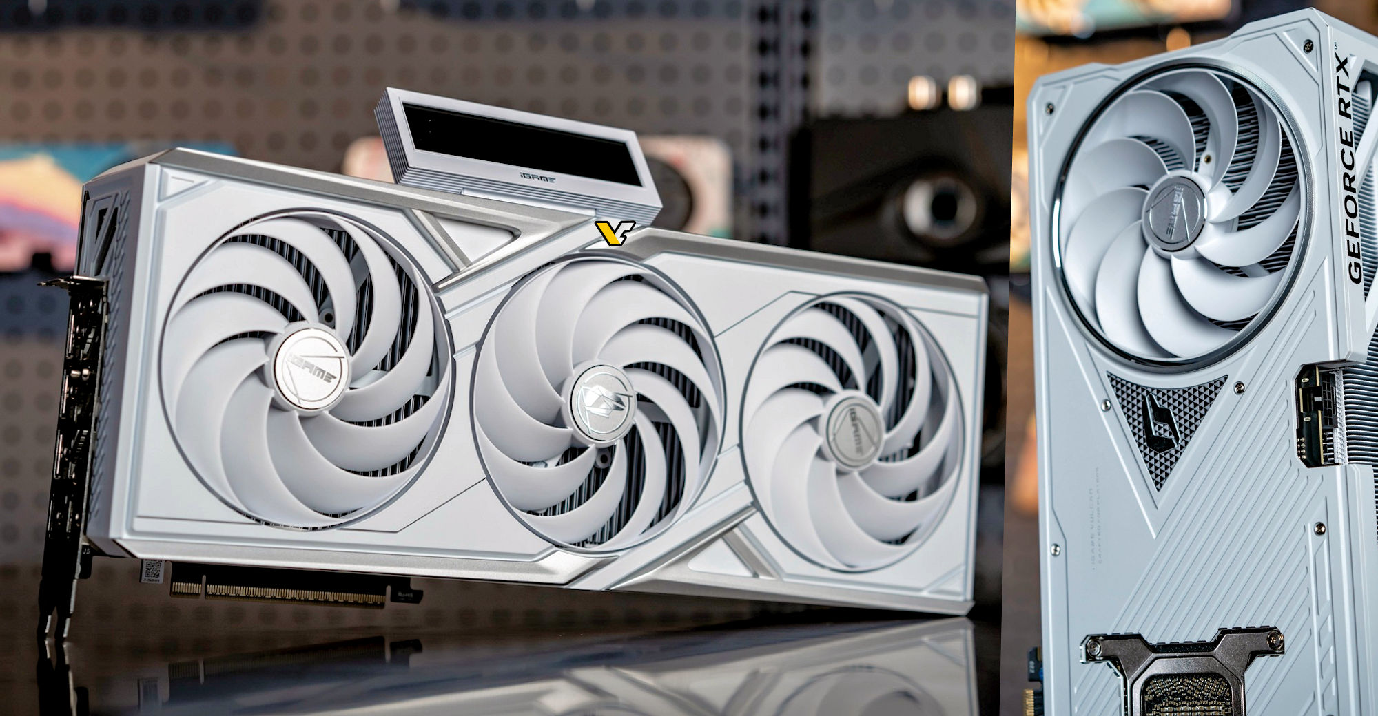 Colorful ra mắt GeForce RTX 5080 iGame Vulcan White với bốn quạt