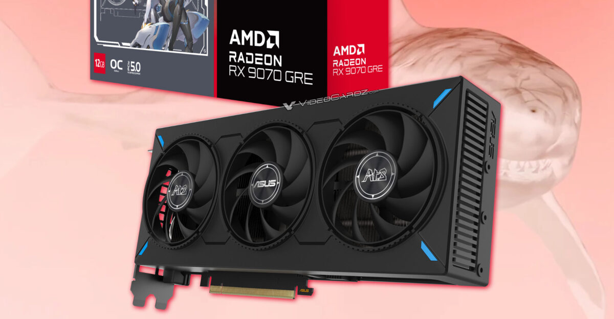 ASUS ra mắt card đồ họa Radeon RX 9070 GRE ATS Megalodon
