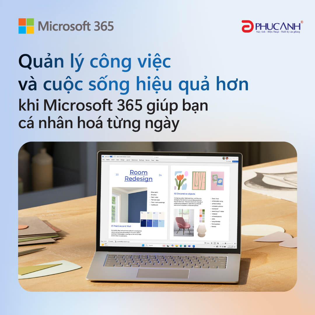 Quản lý công việc và cuộc sống hiệu quả hơn – Khi Microsoft 365 giúp bạn cá nhân hoá từng ngày