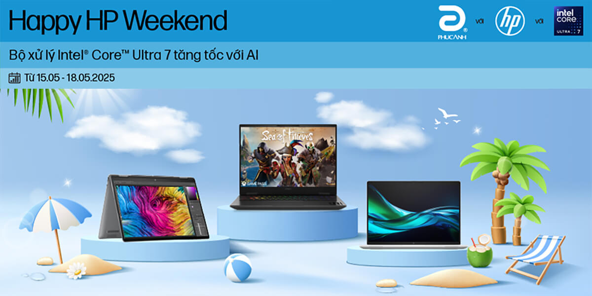 [Khuyến Mãi] Happy Weekend HP - Tăng tốc với sức mạnh AI