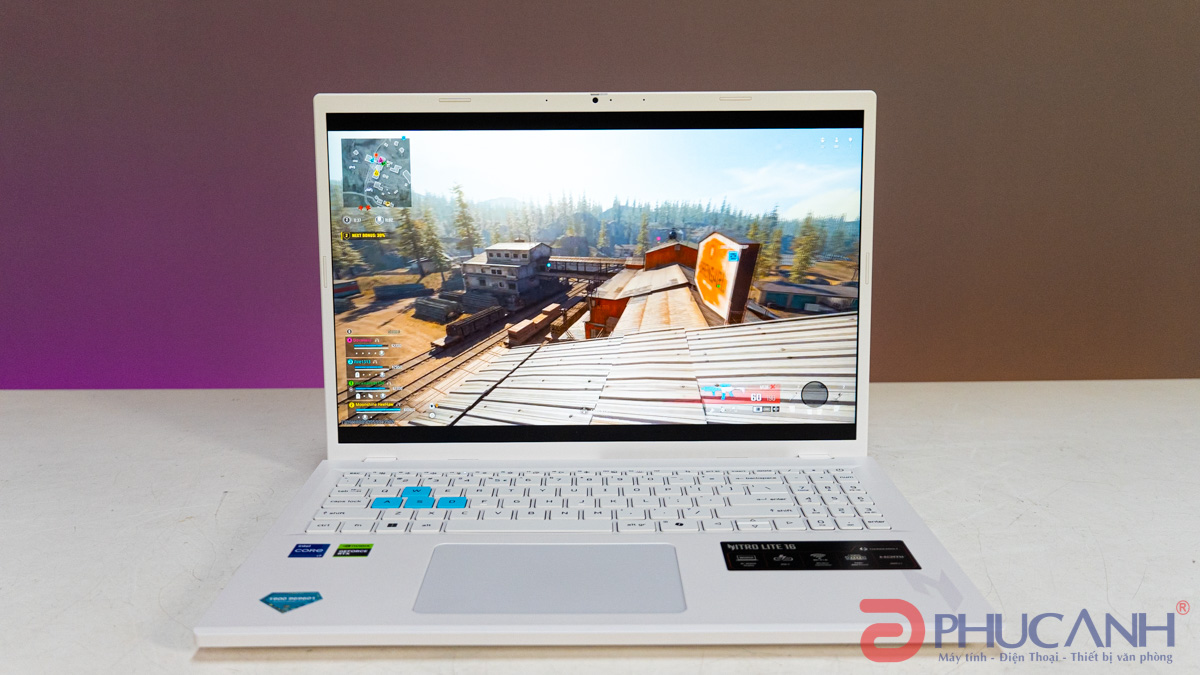 Acer Gaming Nitro Lite 16- Laptop Gaming mỏng nhẹ trắng tinh khôi 