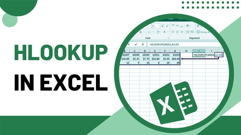 Hướng dẫn sử dụng cụ thể hàm HLOOKUP trong Excel 