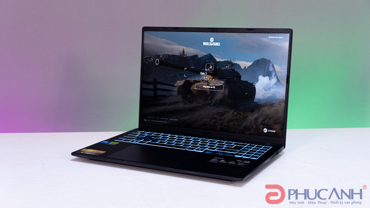 Asus Gaming Vivobook K3607VJ- Laptop gaming văn phòng mỏng nhẹ hiệu năng cao.
