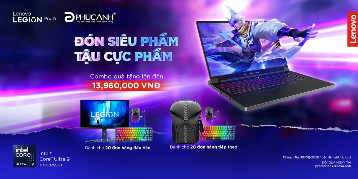 [Khuyến Mại] Đón Siêu Phẩm - Tậu Cực Phẩm Với Lenovo Legion Pro 7i