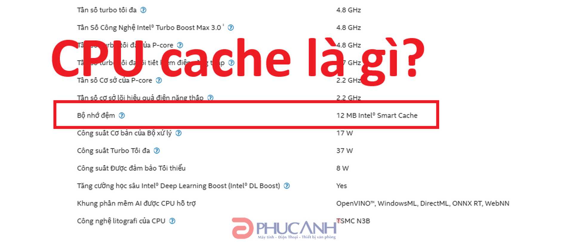 Bộ nhớ đệm CPU là gì? công dụng ra sao?