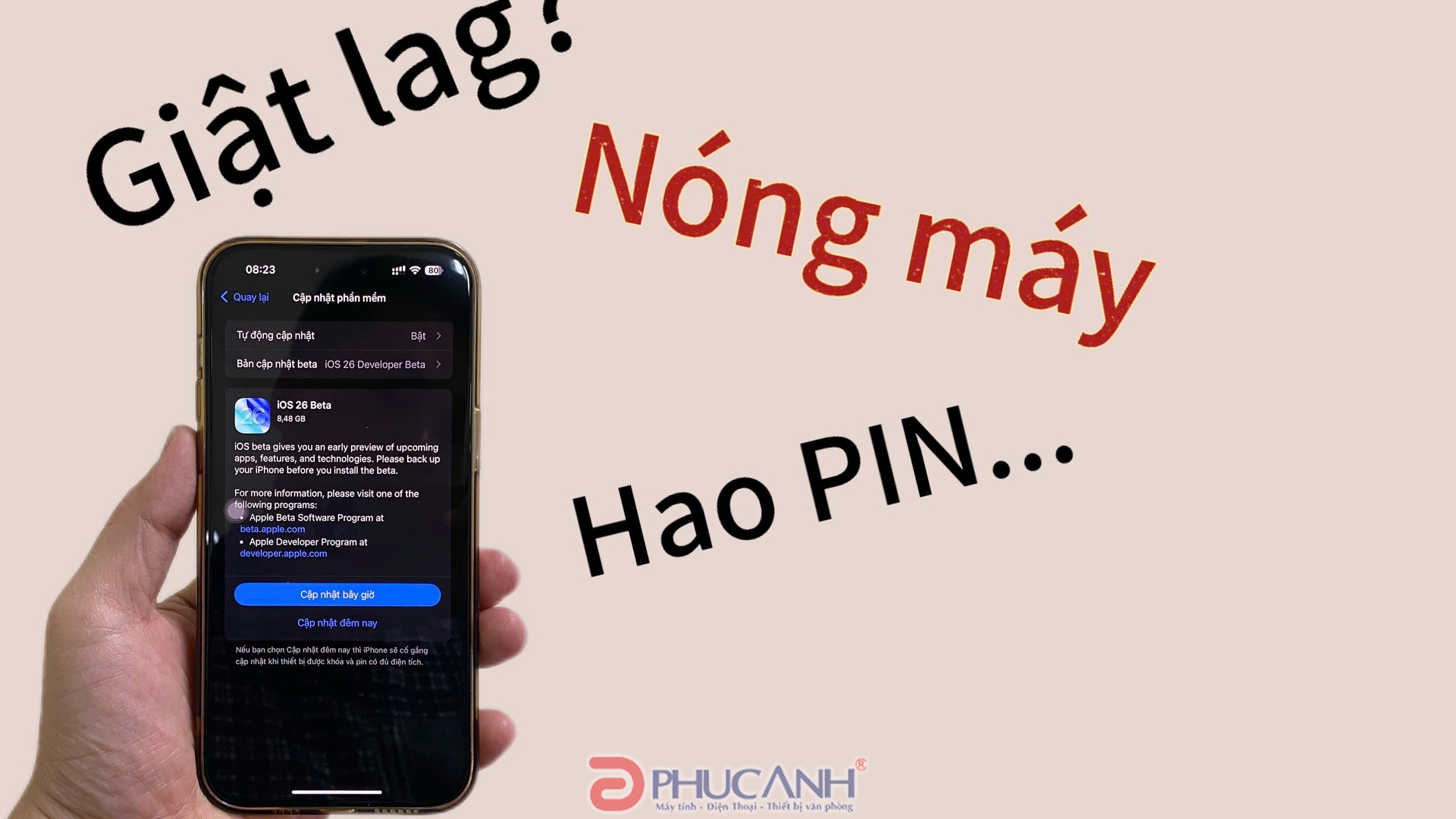 Trải nghiệm iOS 26: Có nên update? Cách update iOS 26 an toàn nhất