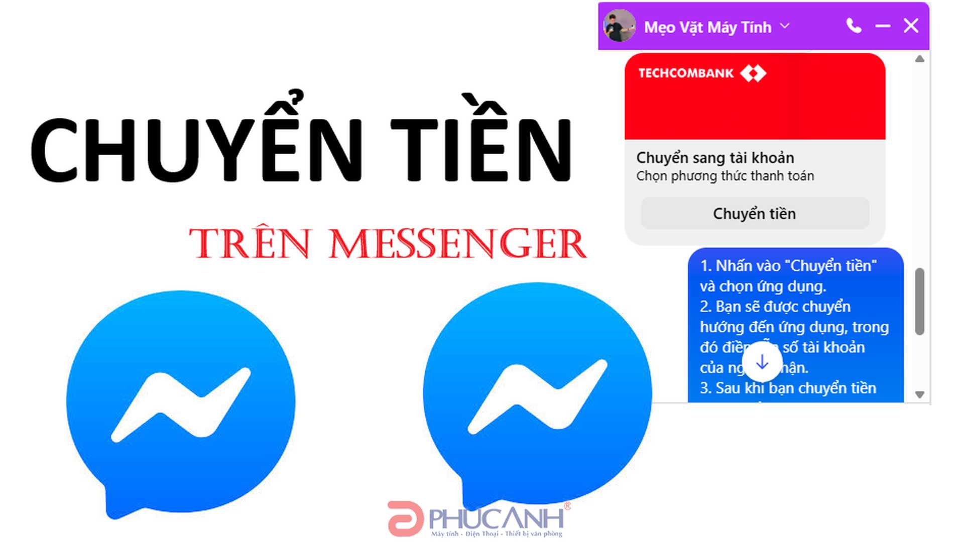 Hướng dẫn sử dụng tính năng chuyển tiền trực tiếp trong ứng dụng Messenger tại Việt Nam