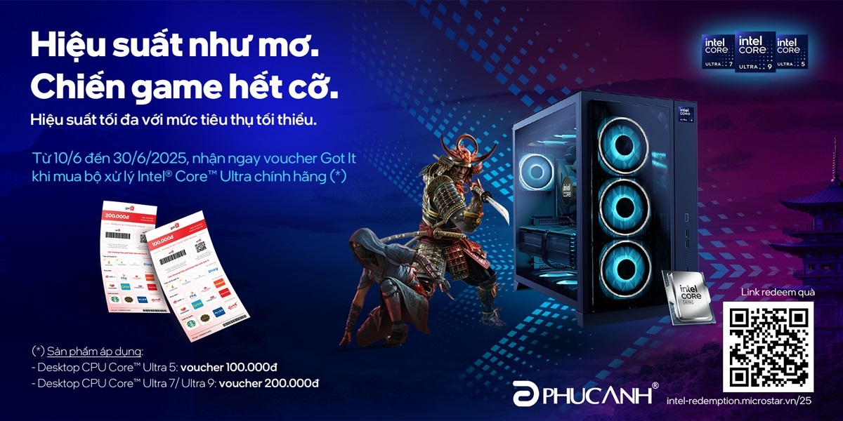 [Khuyến Mãi] Hiệu Suất Như Mơ - Chiến Game Hết Cỡ Với Intel Core Ultra