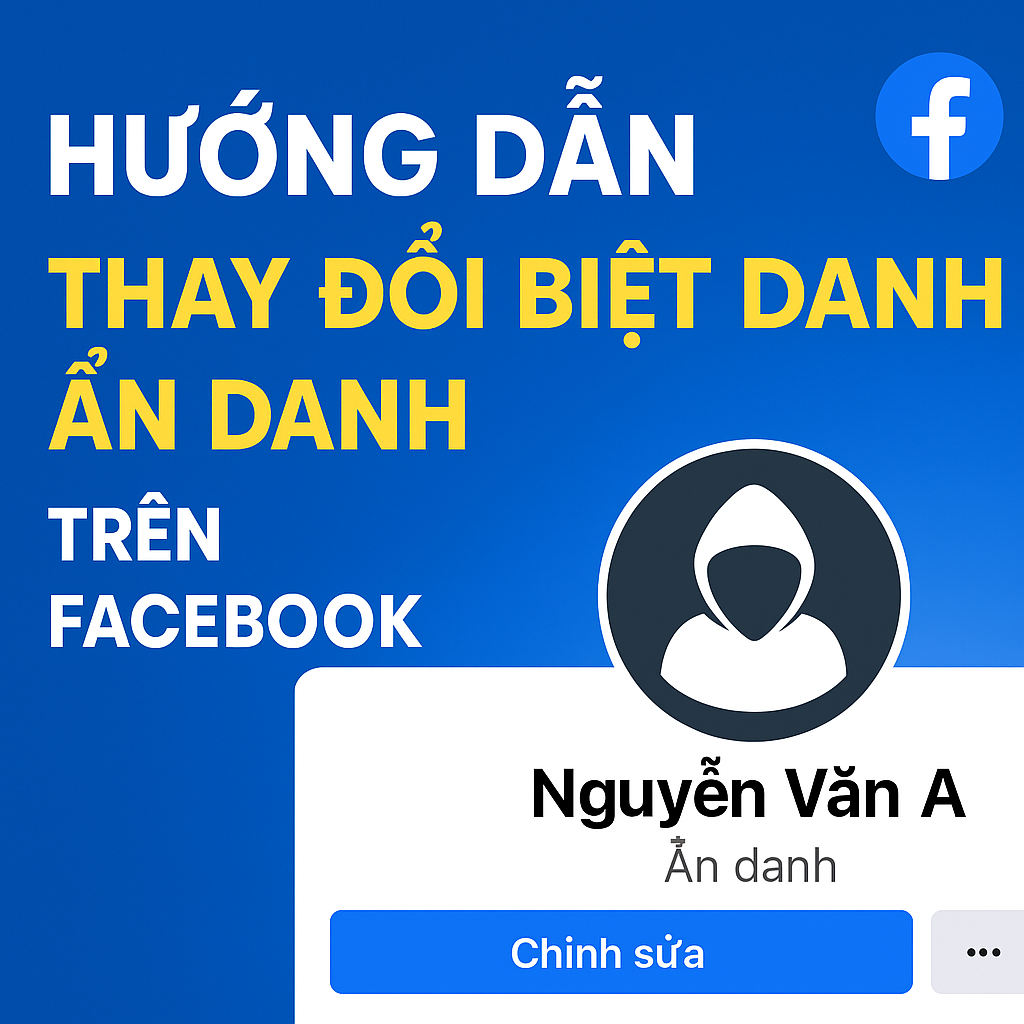 Hướng dẫn thay đổi biệt danh ẩn danh trên Facebook đơn giản và nhanh chóng