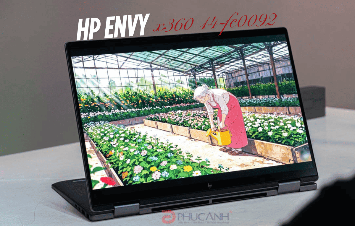 HP Envy x360 14-fc0092TU A19C2PA: Laptop 2-in-1 cao cấp với màn hình OLED ấn tượng