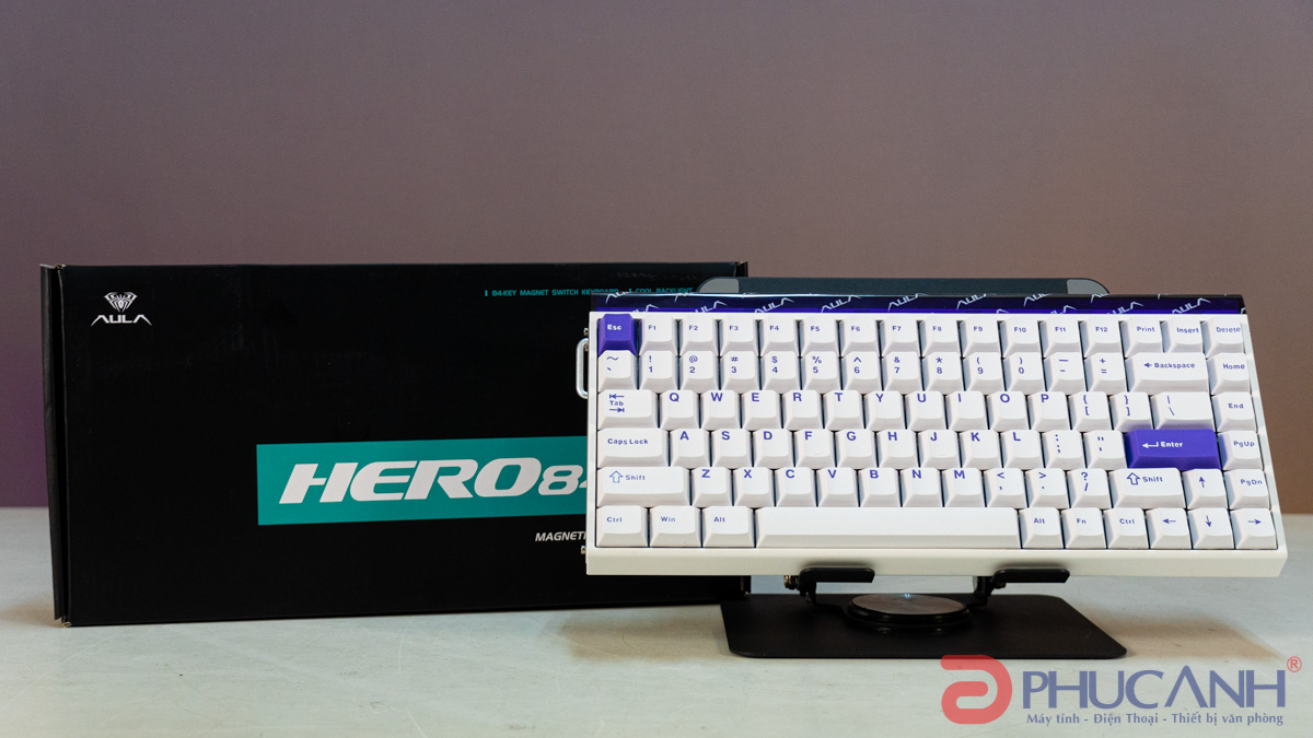 Aula HERO84HE- Bàn phím cơ HE, switch magnetic chính hãng giá dễ tiếp cận.