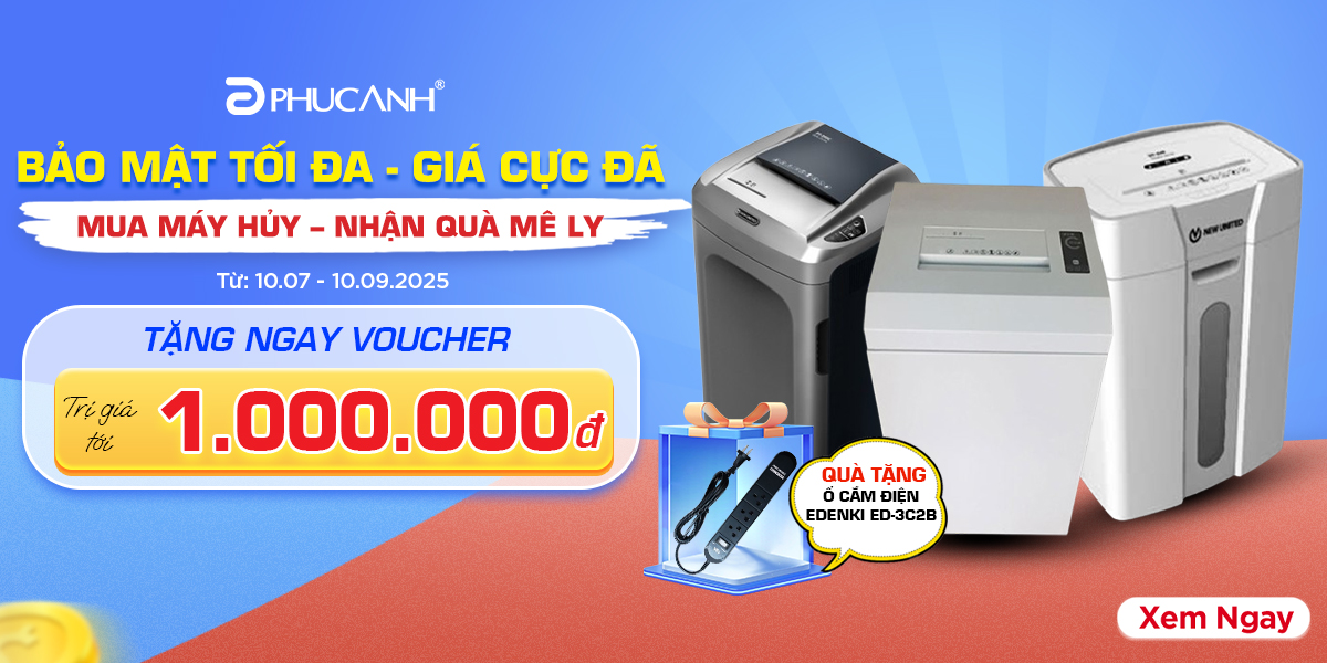 [Khuyến Mãi] Mua máy hủy – Nhận quà mê ly
