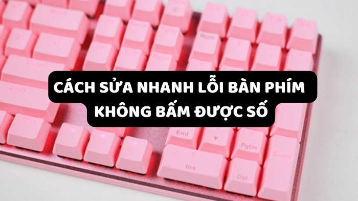 Cách sửa lỗi bàn phím số không sử dụng được dễ dàng và chi tiết nhất từ A đến Z 
