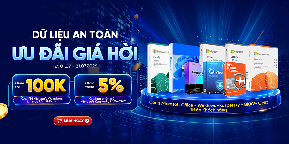 [Khuyến Mãi] Dữ liệu an toàn - Giá siêu hời - Nhận ngàn ưu đãi