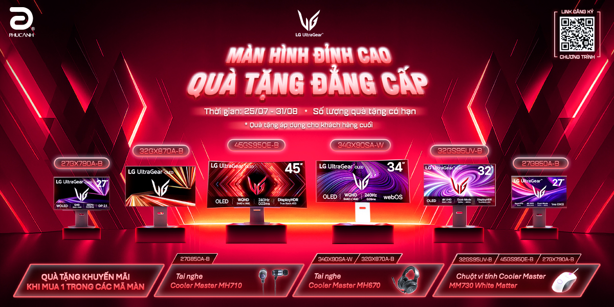 [Khuyến Mãi] Màn hình đỉnh cao - Quà tặng đẳng cấp