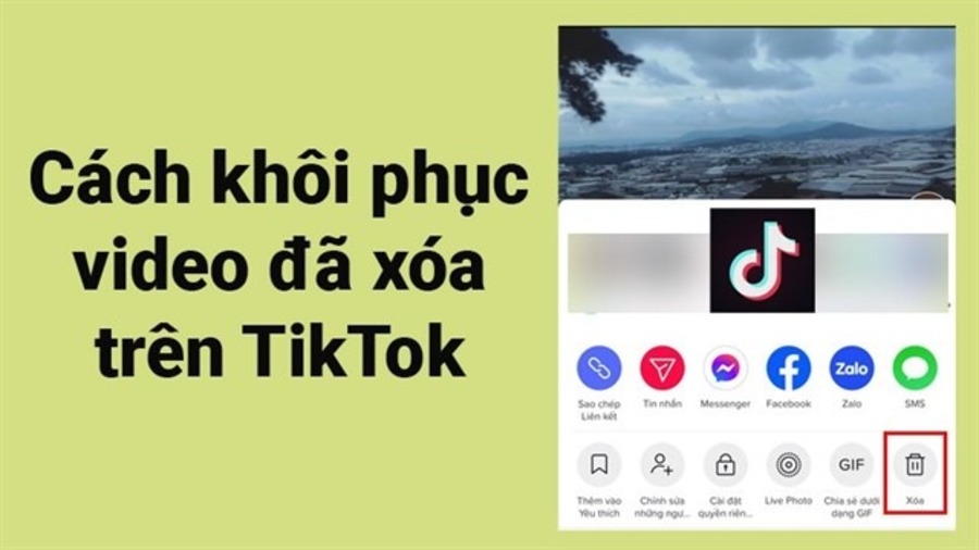 Cách khôi phục video đã xóa trên TikTok cực kỳ đơn giản và chi tiết nhất 2025