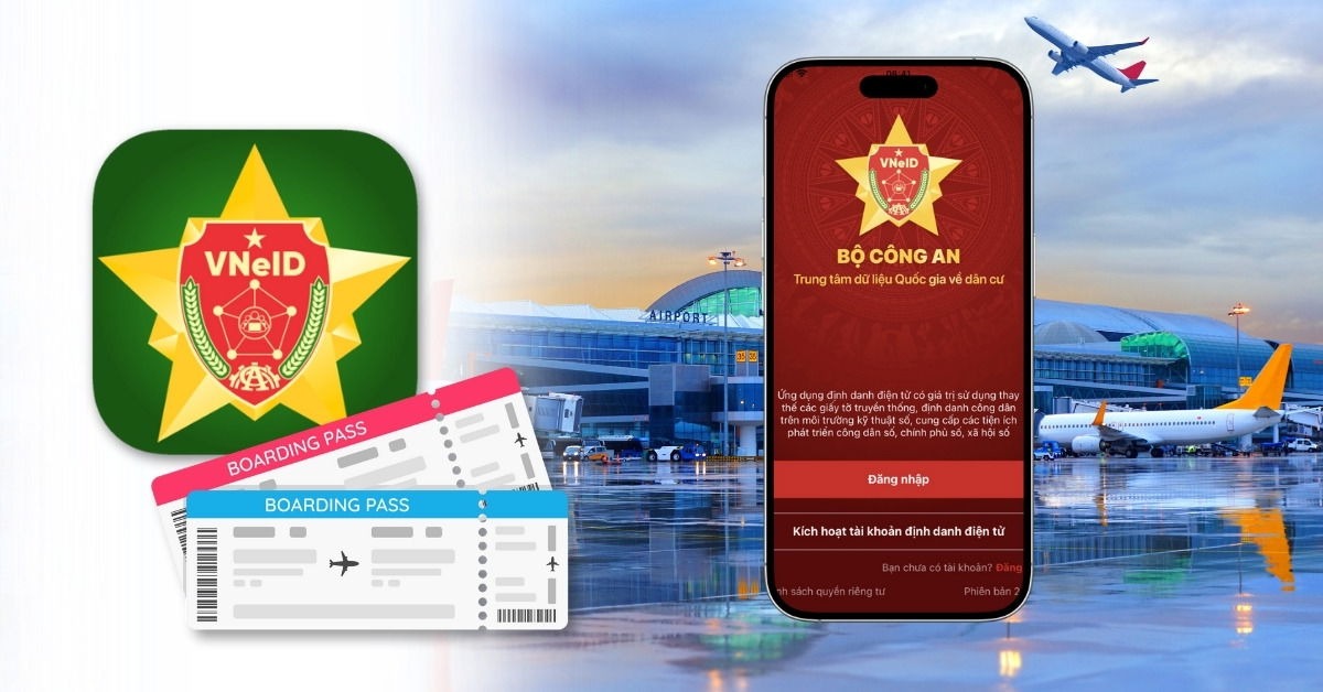 Hướng dẫn sử dụng VNeID để check in máy bay online mới nhất từ tháng 8/2025